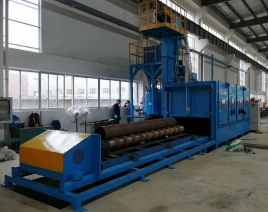 丽江喷砂机在管道除锈中的现场施工应用